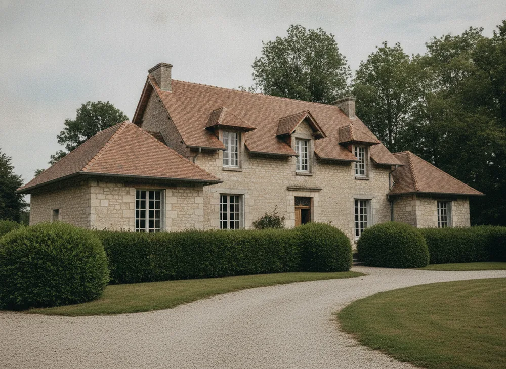 Toiture en tuile plate avec isolation par l’extérieur sur une demeure de Bois-Guillaume